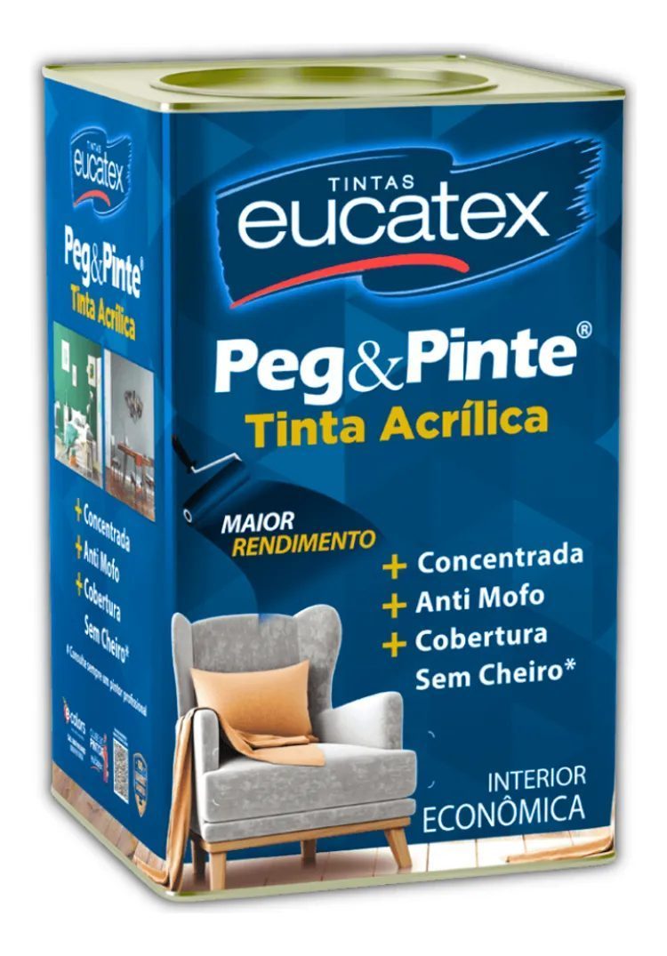 Eucatex Tinta Acrílica Peg&Pinte - Branca