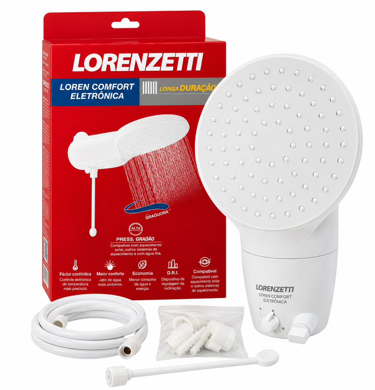 Lorenzetti Chuveiro Comfort Eletro 220V 7500W